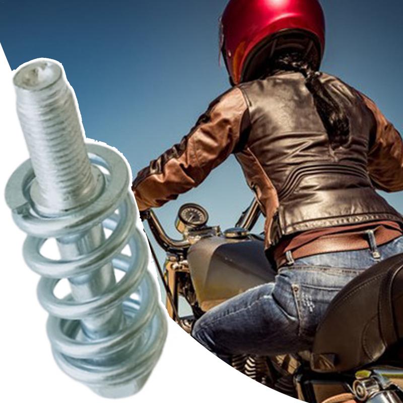 Exhaust Bolt and Spring Kit Replacement Screw with Spring Muffler Flange Bolt Spring Kit Shock-Absorbing Screw Set Car