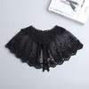 Cape Blouse False Collars Floral Small Shawl Retro Embroidered Lace Fake Collar  Clothes Decoration
