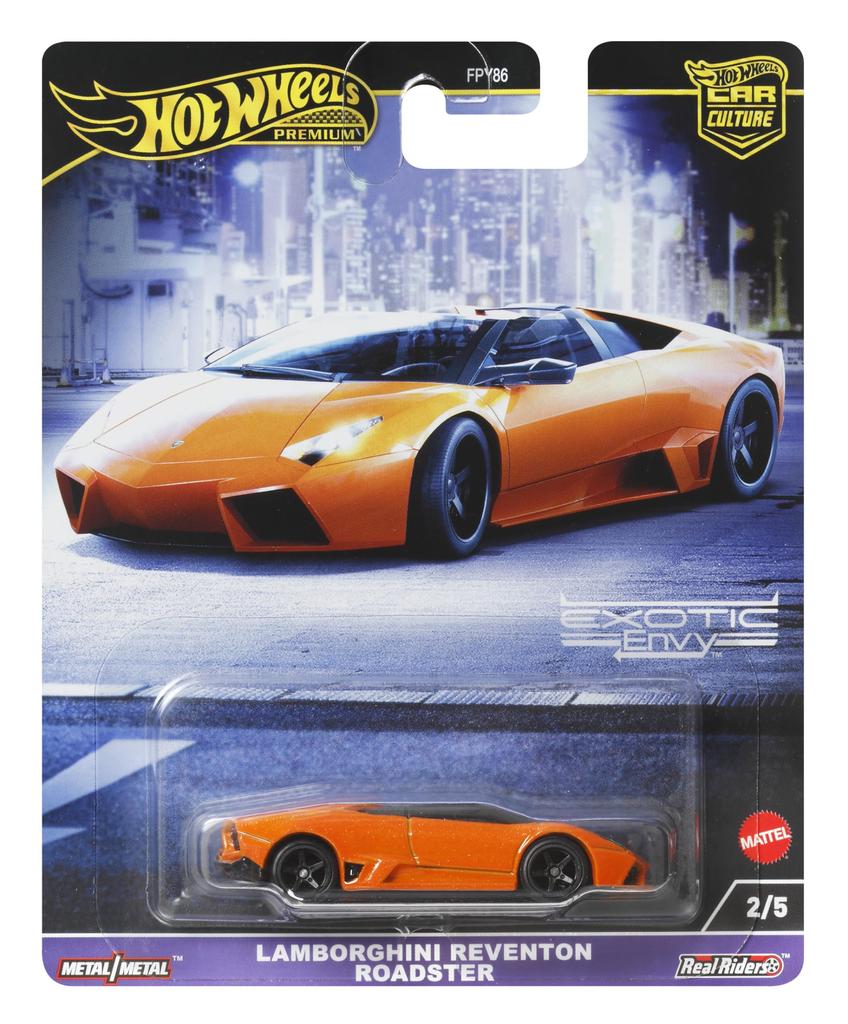 Hot Wheels Car Culture Exotic Envy Lamborghini Reventon Roadster [Modellauto] [Ab 3 Jahren] HKC76