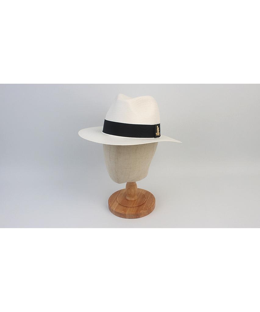 Yunibeosyeolkemiseuteuli Summer Basic Line White Fedora Summer Hat