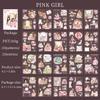 20 Sheets Per Pack Character Girl Scenic PET Sticker Book Girl's Handbook Series 4 Selection Stickers