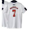 1998 World Cup England Retro Jersey No. 7 Beckham No. 20 Irving Adult Short-sleeved Football Jersey