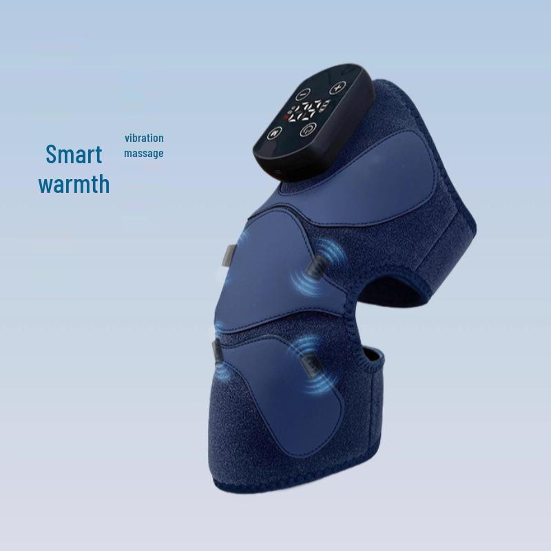 Cross-Border Electric Knee Brace: Adjustable Heating & Vibration Massager for Soreness Relief and Cold Legs.
