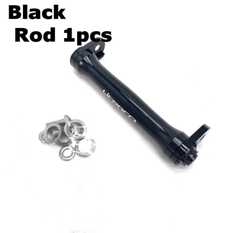 Folding Bike 100mm Easywheel Extension Rod for Brompton Birdy Rear Rack Easy Wheel Telescopic Bar Aluminum Alloy CNC