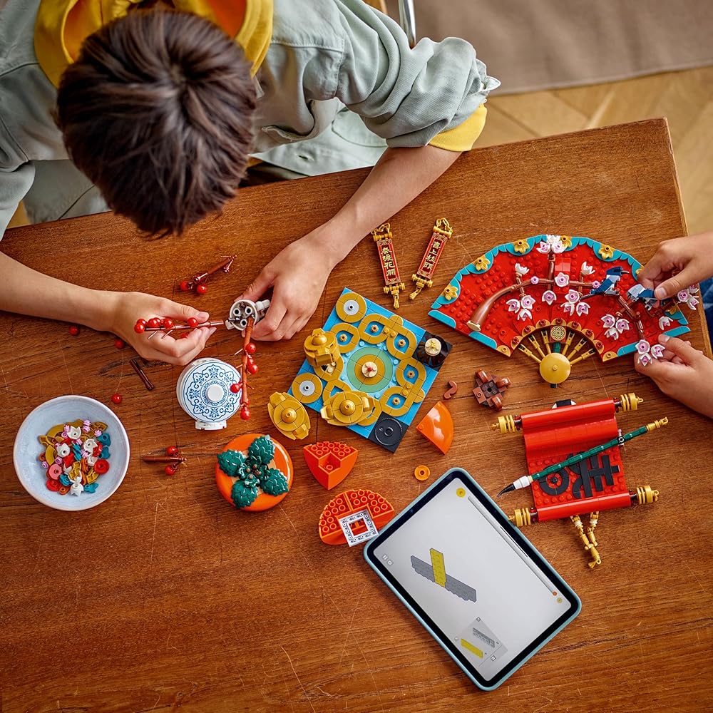 LEGO 80117 Lucky Toy Building Blocks for Boys and Girls Ages 9-11, Stylish Interior Decoration