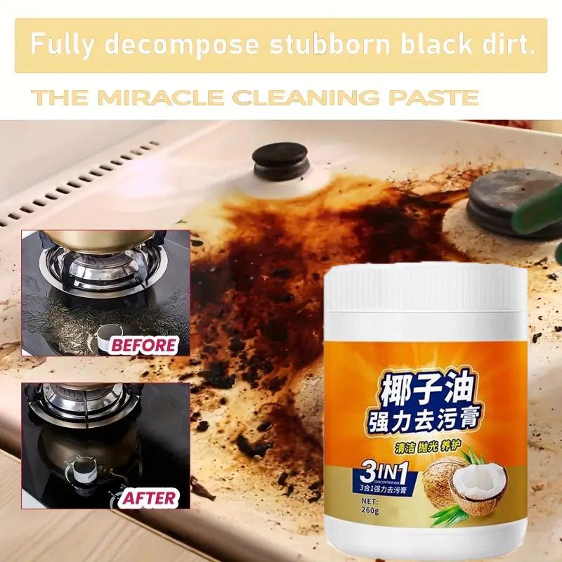 Kitchen Heavy Duty Grease Cleaning Cream, Stain Remover, Hard To Remove Stains, Kitchen Cleaning Tools