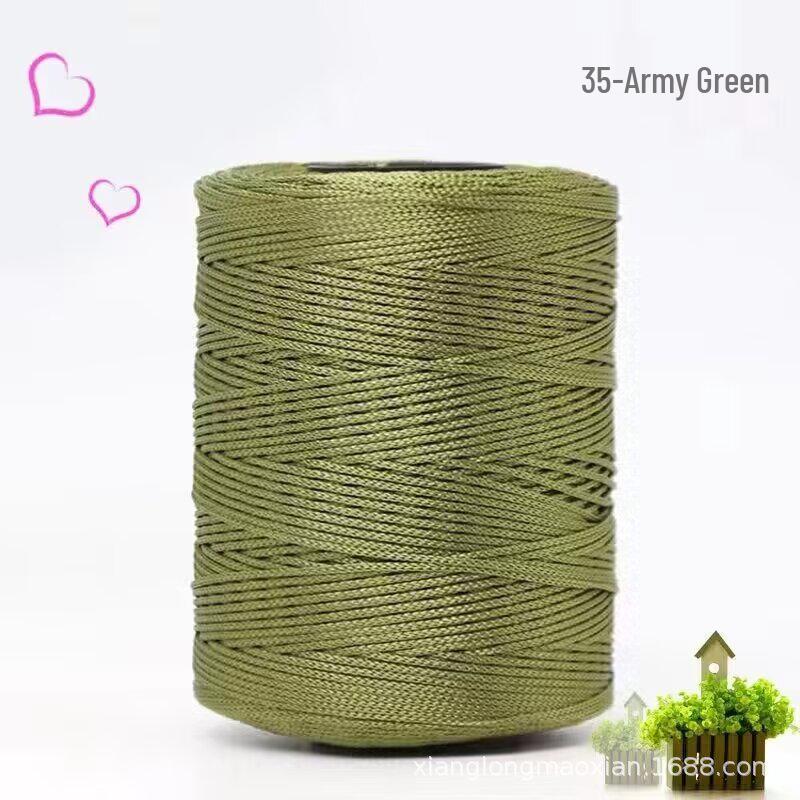 2 Liang 1mm Multi-Color Ice Silk Thread for DIY Handmade Bracelets, Bags & Shoes