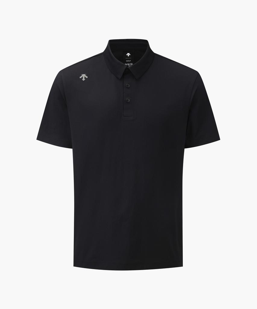 DESCENTE GOLF Unisex Short Sleeve T-Shirt With Graphic Back Collar Dr22Mfts4L