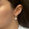 Silver Earrings with Cubic Zirkonia (2138648)