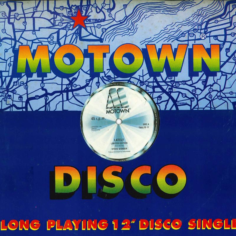 

12inch Record STEVIE WONDER - Lately TMGLTD11 MOTOWN UK Soul/Funk Used