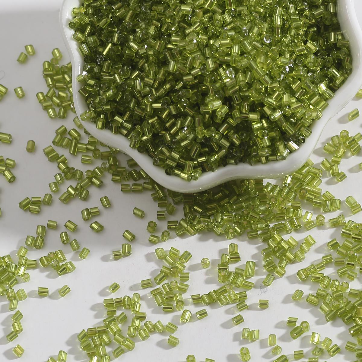 

300/700 шт чешские цилиндрические стеклянные бусины европейские семенные длинная трубка с двумя отверстиями свободные бусины для изготовления ювелирных изделий 2mm 700pcs