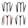 Classical Hook Clip Suspender Belt For Men Comfortable Pants Shoulder Strap Bracers Men Pants Fashion Accessories