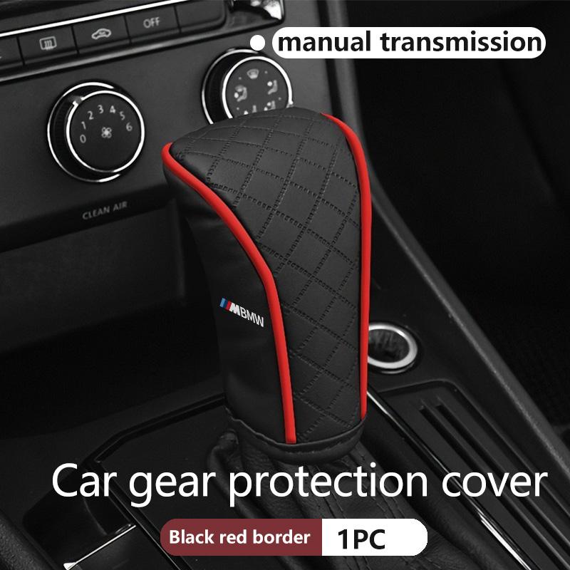 Leather Car Gear Shift Sleeve Knob Protective Cover For BMW Performance M E87 E30 E46 E28 F35 G20 E93 F20 X3 X