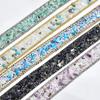 652F 1.1Yard Rhinestones Ribbon for Crafting Embellishment Sparkling Rhinestones Ribbon for Birthday Wedding Cake Decoration