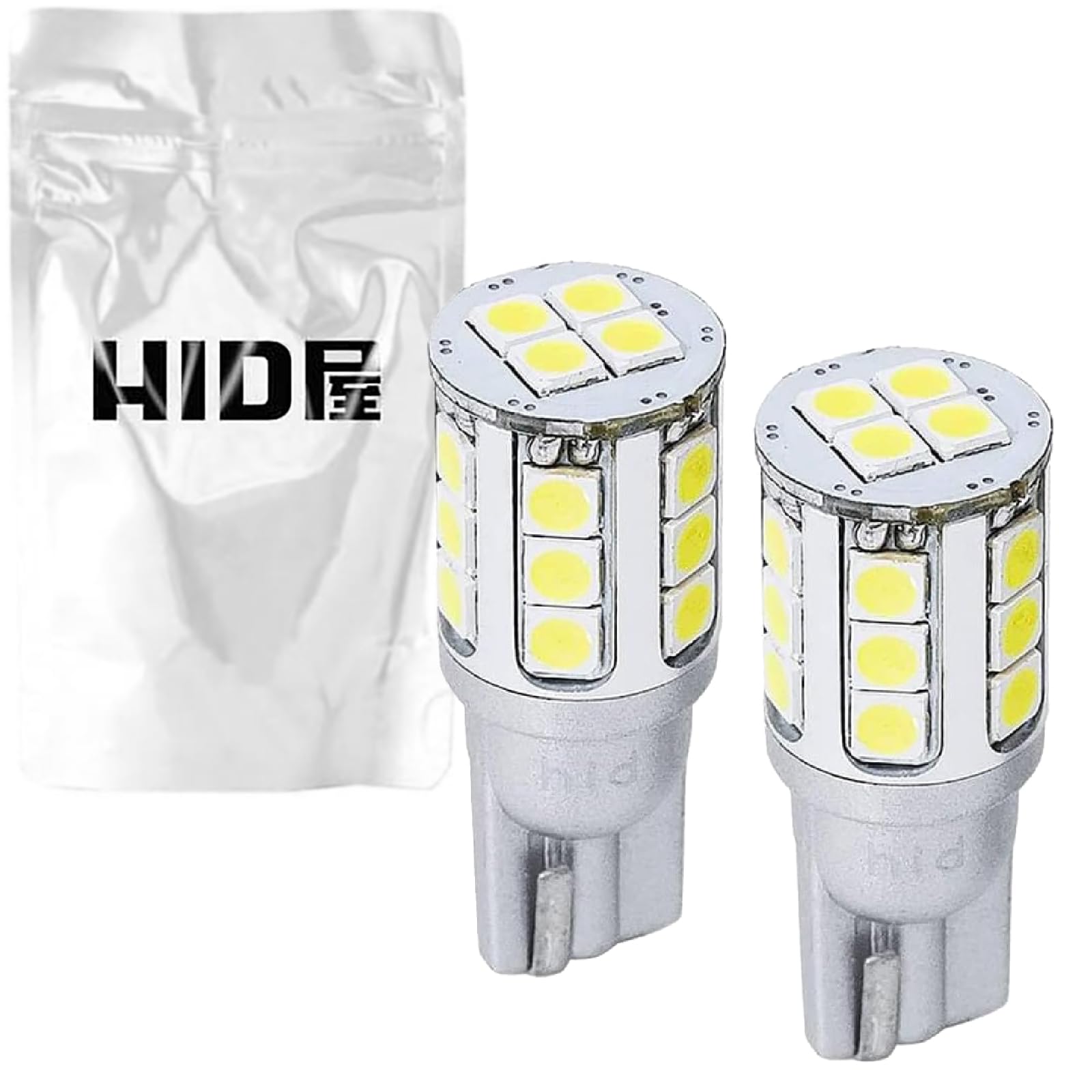 

T10 2400lx LED Position Super Set of 2 HID-ya (lux) Lamps, Bright, White, 6500K, 12V, белый