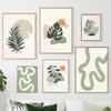 Abstract Poster Bohemian Canvas Leaf Painting Wall Art Prints Living Room Home Decor Room Decor Aesthetic Wall Art