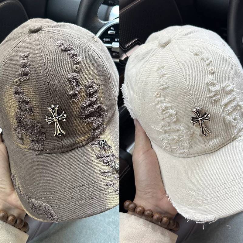 Casual Cross Embroidered Baseball Cap With Adjustable Fit For Men And Women