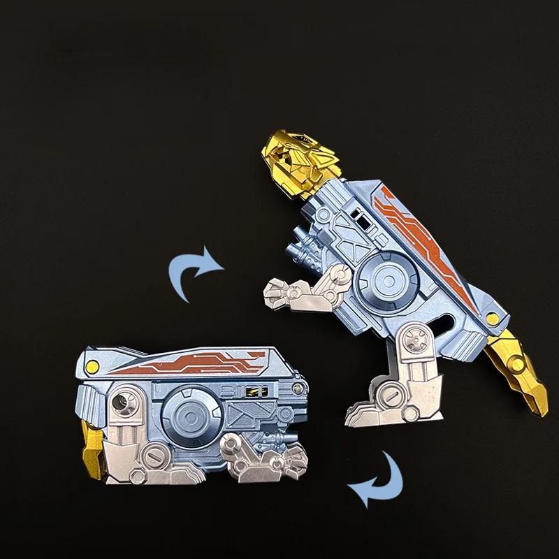 2 in 1 Transforming Fidget Spinner Dinosaur Fidget Toys Mechanical Tyrannosaurus Rex Folding Rotating Decompression Hand Spinner