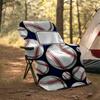 Baseball Theme Printed Blanket - Perfect for Couch, Bed, Travel & Outdoor Use | Machine Washable, Cozy & Durable.