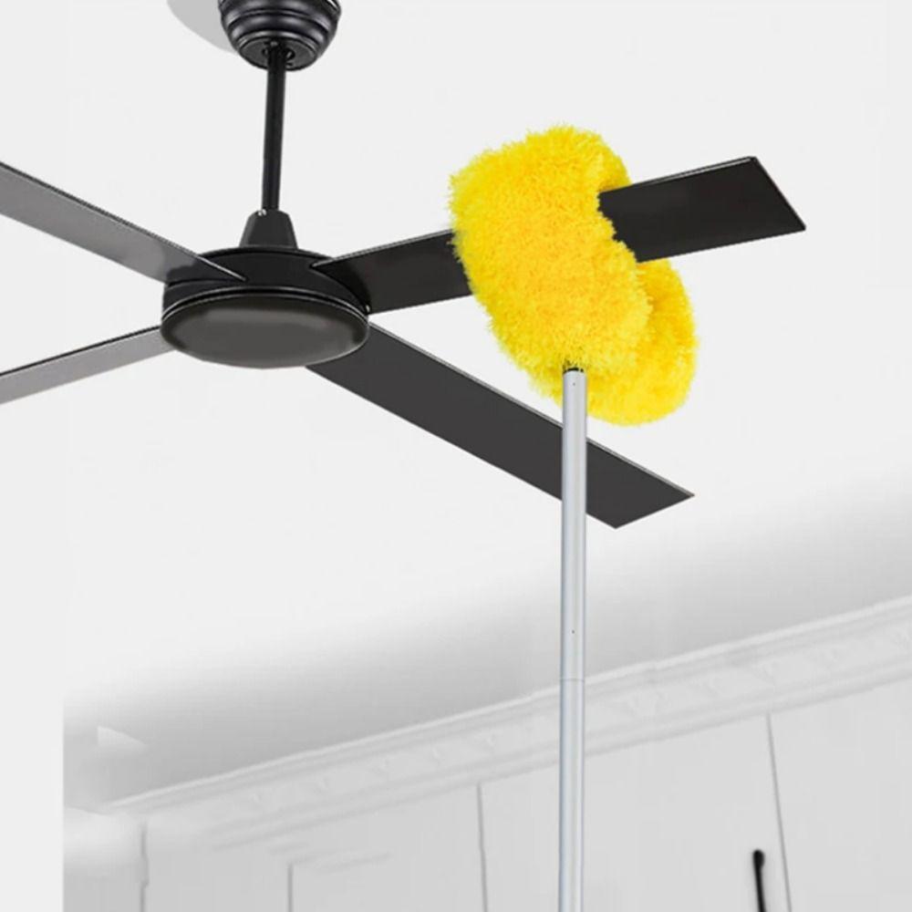 Removable Ceiling Fan Duster Reusable Microfiber Duster Ceiling Fan Cleaner  Bookshelves
