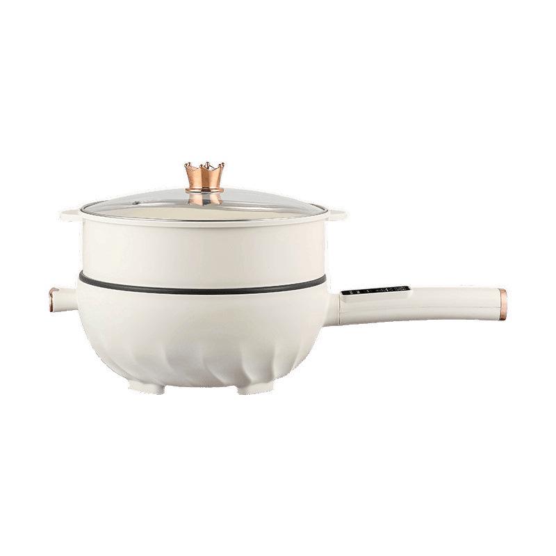 Multifunctional Electric Wok: Steam, Boil, Fry - Ideal for Dorms and Homes