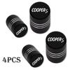 For Mini M104pcs For Mini Cooper S R56 R50 R53 F56 F55 R60 Accessories Car Wheel Tire Valve Caps Tyre Stem Covers Airdust Waterproof
