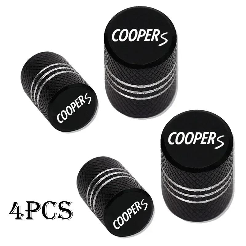 For Mini M104pcs For Mini Cooper S R56 R50 R53 F56 F55 R60 Accessories Car Wheel Tire Valve Caps Tyre Stem Covers Airdust Waterproof