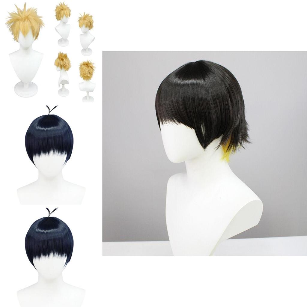 Blue Lock Cosplay Wig Heat Resistant Anime Football Character Hairpiece