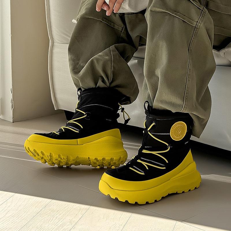 3560 Big Goose Snow Boots for Men and Women Couples Arctic Cold-proof Thick-soled Outdoor Non-slip Winter Cotton Shoes