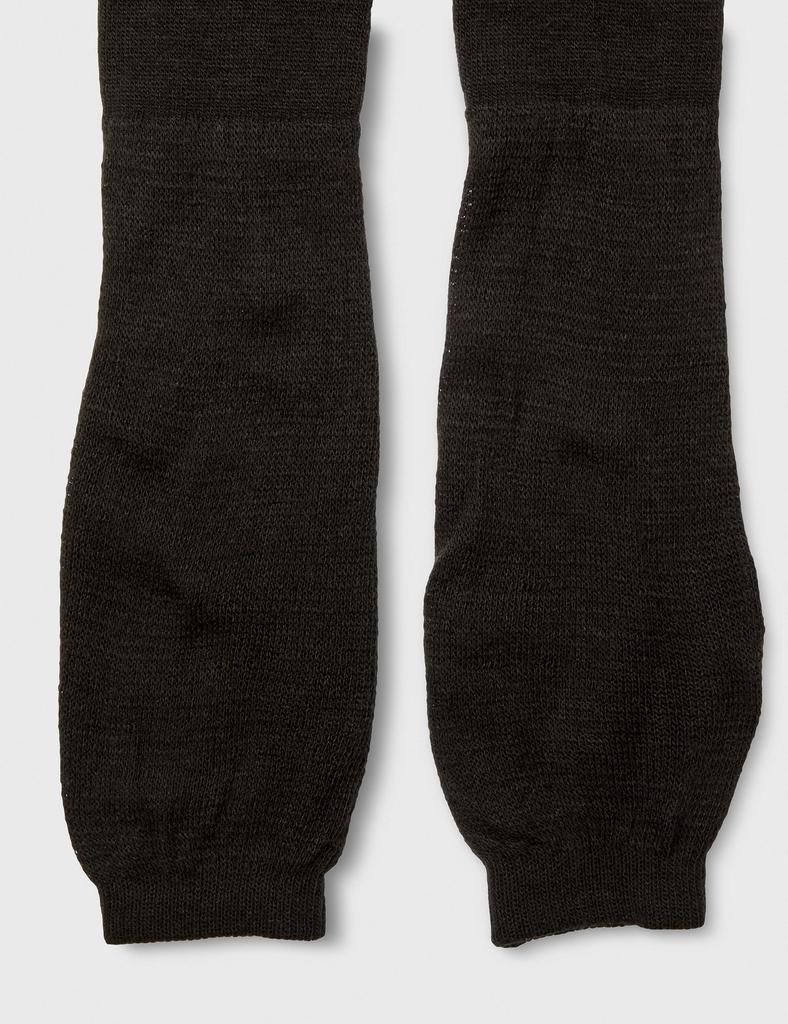 Gunze SABRINA Wool Sizes SBF76 Leggings, Warm, Blend, 10-Length, Women's, Black, L-LL,