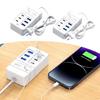 6-port Phone Charger Type C USB Desktop Wall Charging Adapter 35W Mobile Phone Power Outlet Extender Cable Dock