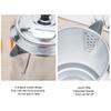 V Shaped Spout Tea Kettle 3L Capacity Aluminum Tea Kettle Coffee Kettle  For Making Milk Tea