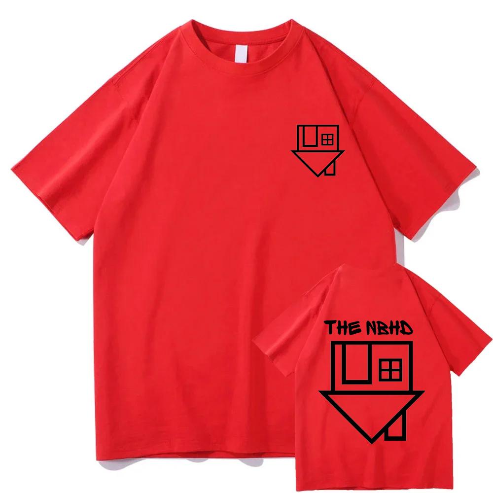 The Neighbourhood NBHD Tshirt Fashion Men Women Harajuku Graphic T-Shirt Unisex High Quality Aesthetic Vintage Cotton T Shirts