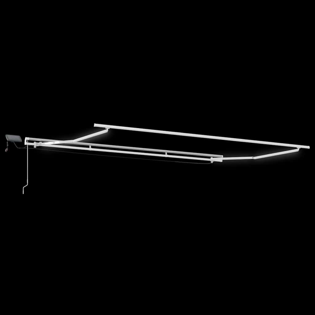 Retractable Awning Orange and Brown 400 X 300 Cm