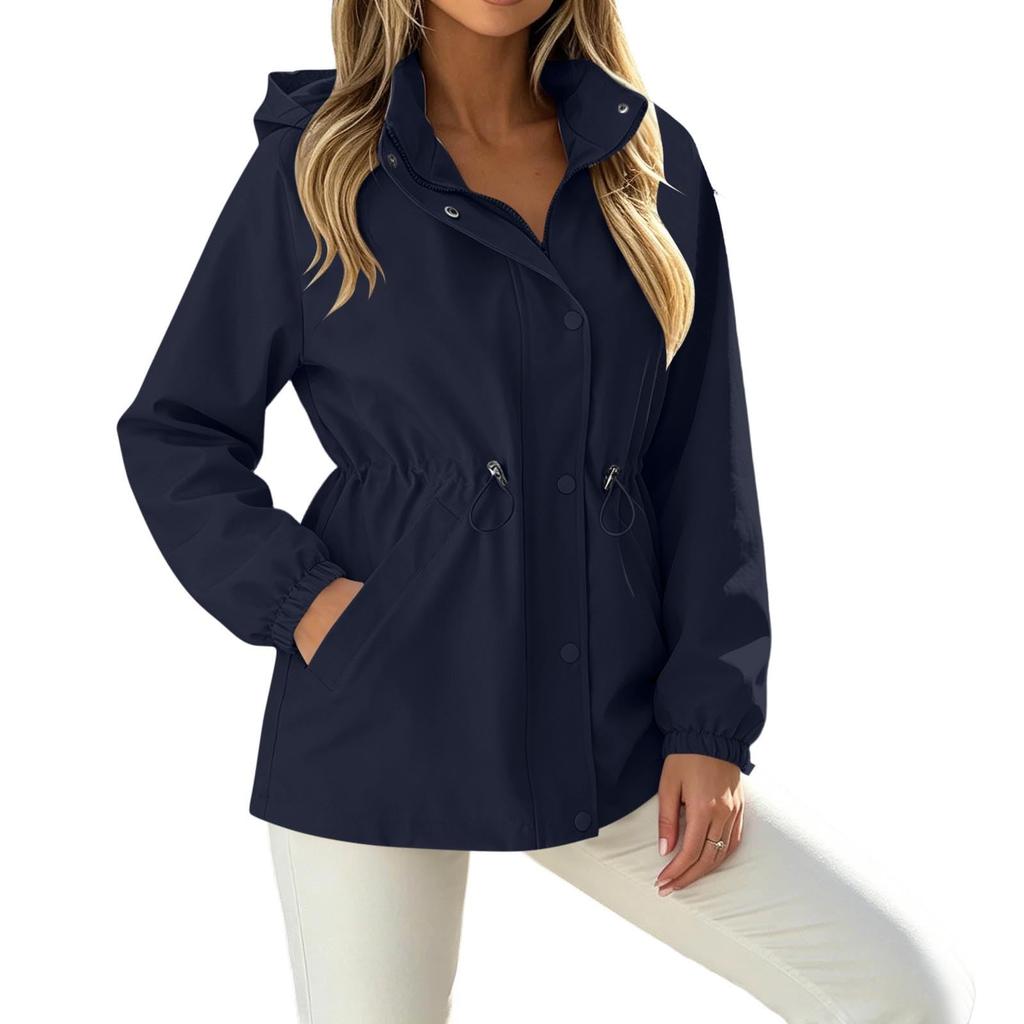 Women's Slim Fit Windbreaker Jacket for Outdoor Hiking