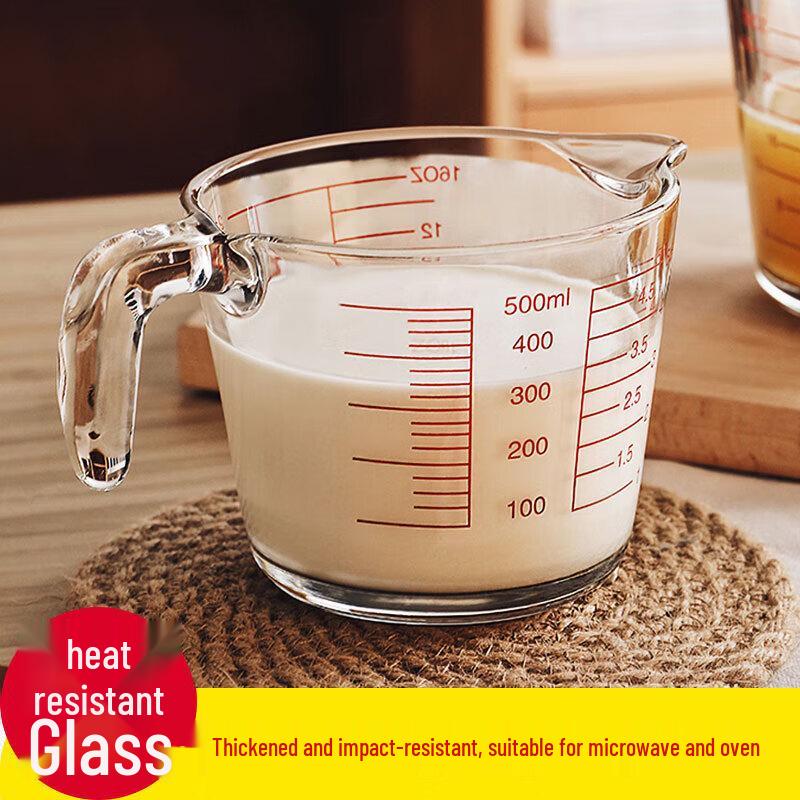 CRISTALGLASS Hitzebeständiger Glasmessbecher