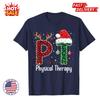 SALE Physical Therapy Christmas Santa Hat PT Therapist Inspired Unisex T-Shirt