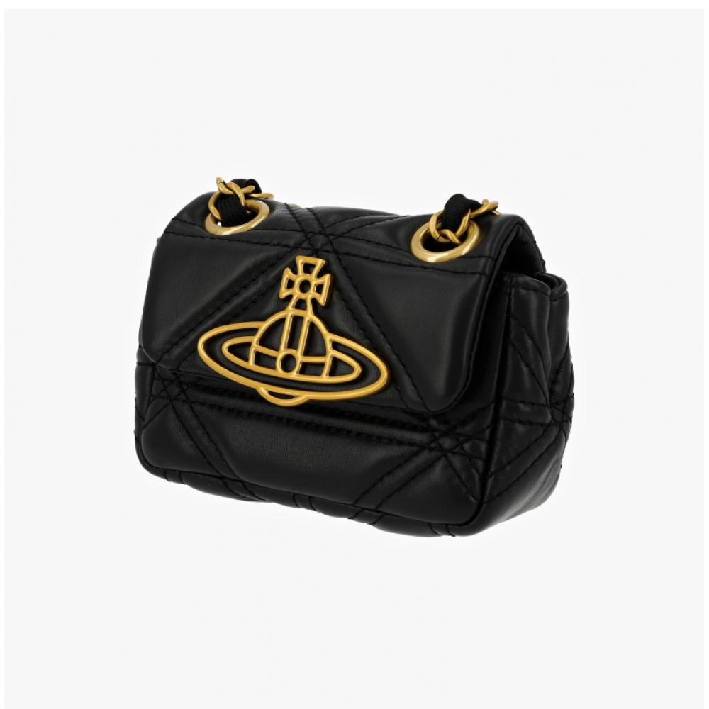 Vivienne Westwood Napa Chain Crossbody Bag Beanie 5c01000uw L006u N403