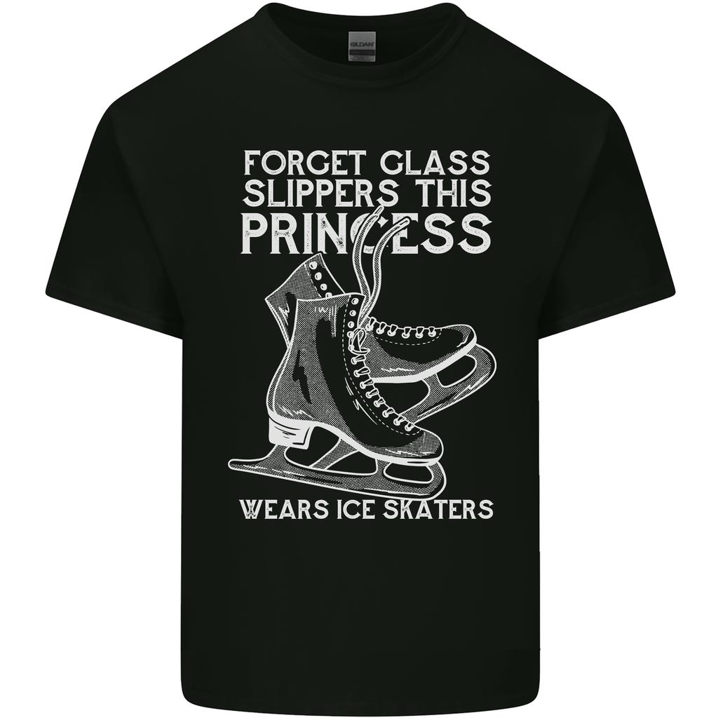 Funny This Princess Wears Ice Skates Skater Unisexs Light Cotton TShirt