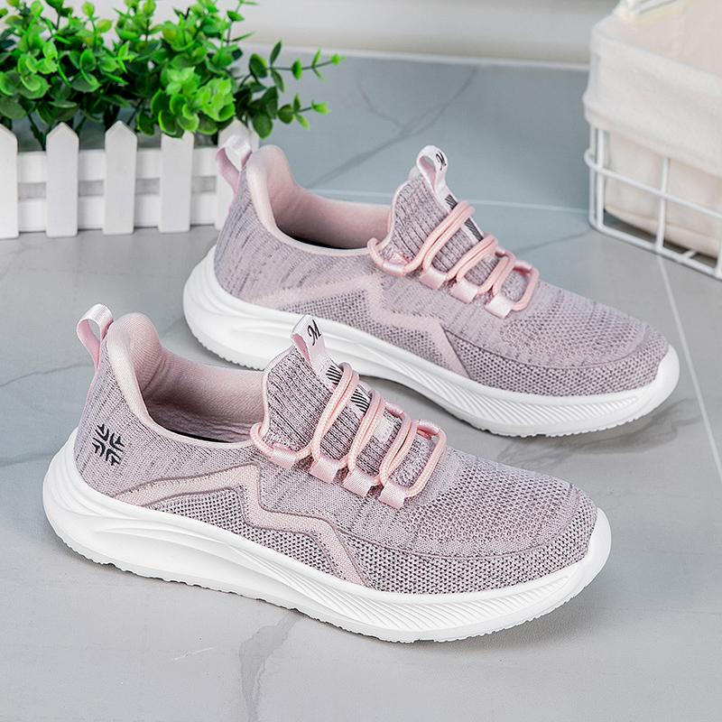 Women's Breathable Soft Sole Casual 2025 Summer New Single Shoe Fitness Shoes Korean Version Fashionable Sports Shoes