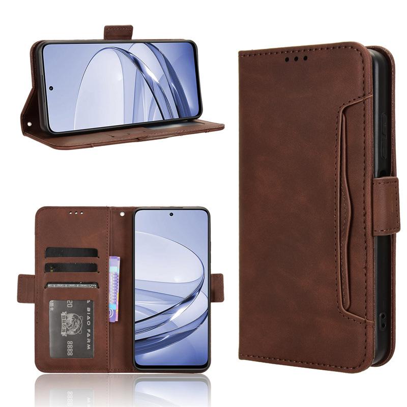 Leather Flip Case with Multi-Card Slots for ZTE Axon 60/Blade V60 4G