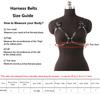 Damen Mode Gürtel Harajuku Brustgeschirr Hosenträger für Damen Korsett Gürtel Dekorative Geschirrriemen Goth Bekleidungszubehör