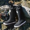 Rain Shoes Men and Women Wear Fashionable Waterproof and Non-slip Rain Boots Thickened and Versatile Outdoor Velvet Glue Shoes