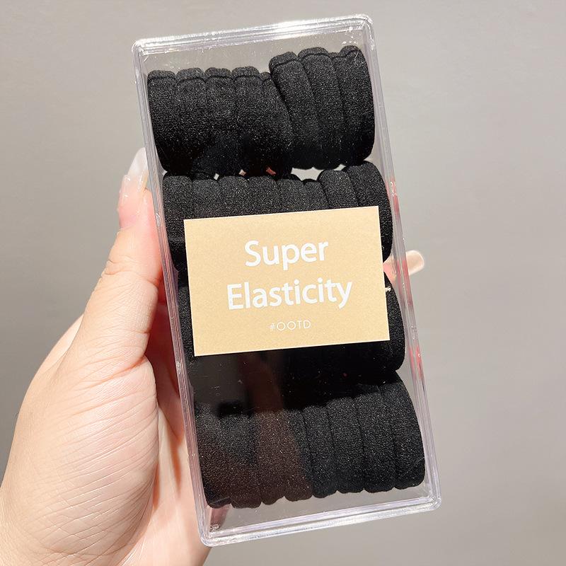 Kids' Colorful No-Damage Large Hair Ties for High Ponytails - Durable, High Elasticity Rubber Bands & Scrunchies