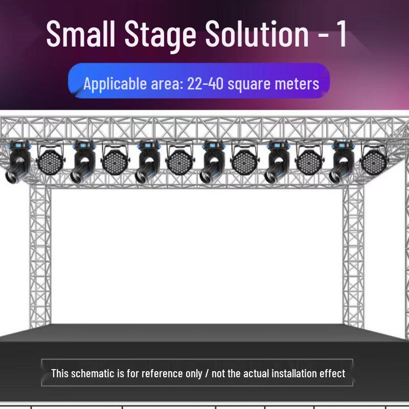 Chiya IP66 Rechargeable Stage Lighting Kit