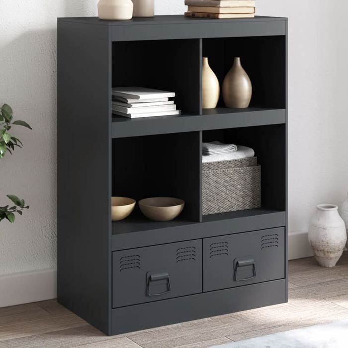 VidaXL Highboard Anthracite 67x39x95 Cm Steel, Cabinet, Storage Cabinet, Highboard, Sideboard, Cabinet 841801