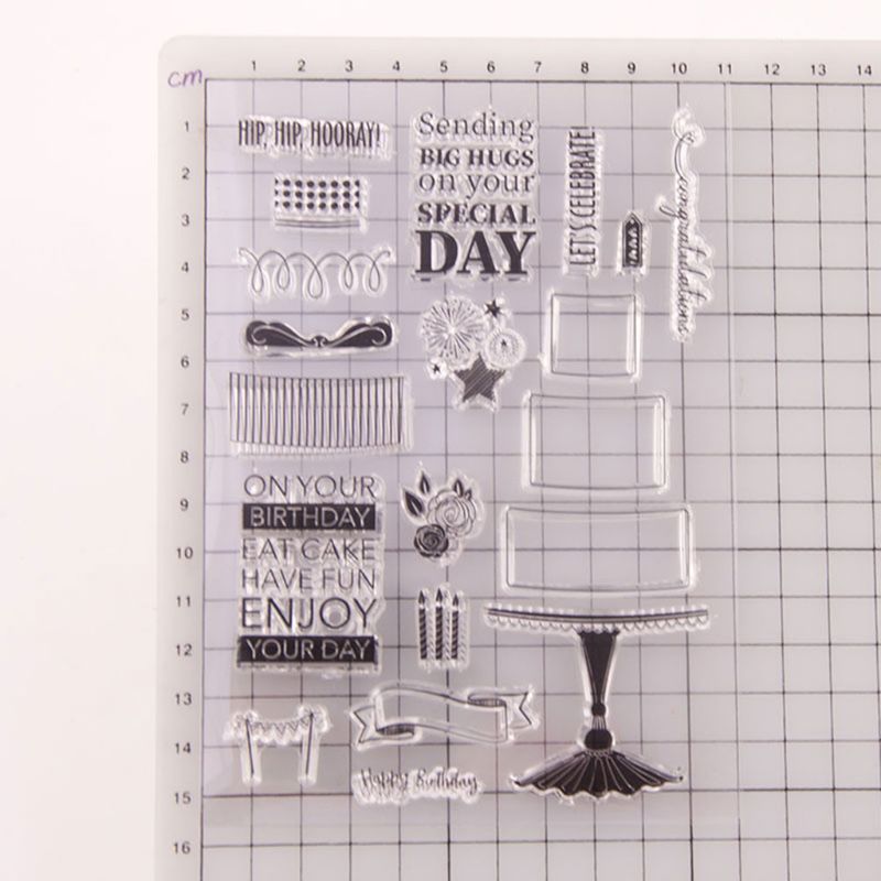 Buy Candle Silicone Clear Seal Stamp DIY Scrapbooking Embossing Photo ...