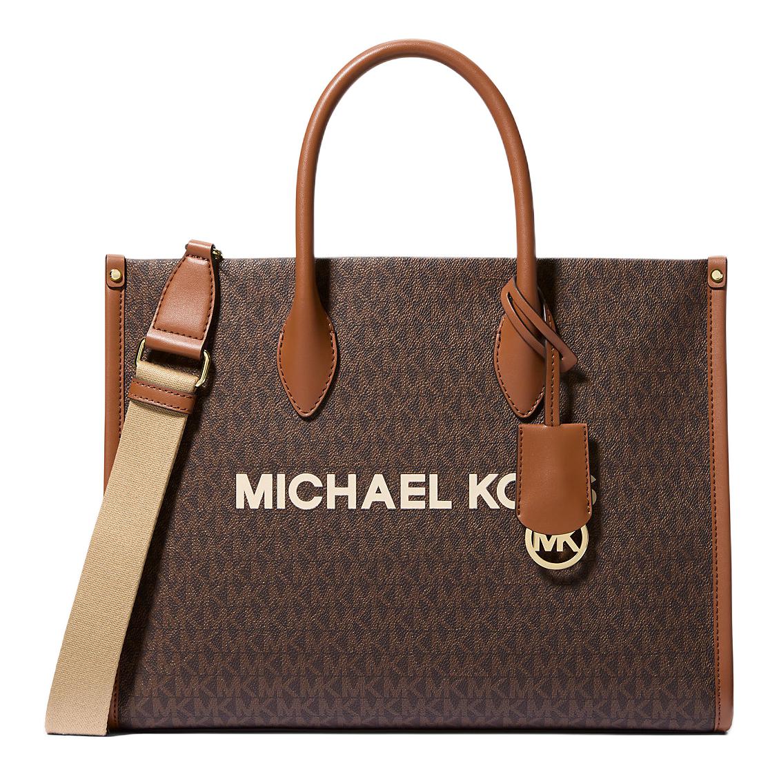 

Michael Kors Mirella Logo Print Tote Bag Women tote bags Brown 35R5G7ZT2B-0200 Basic Set (Bag)