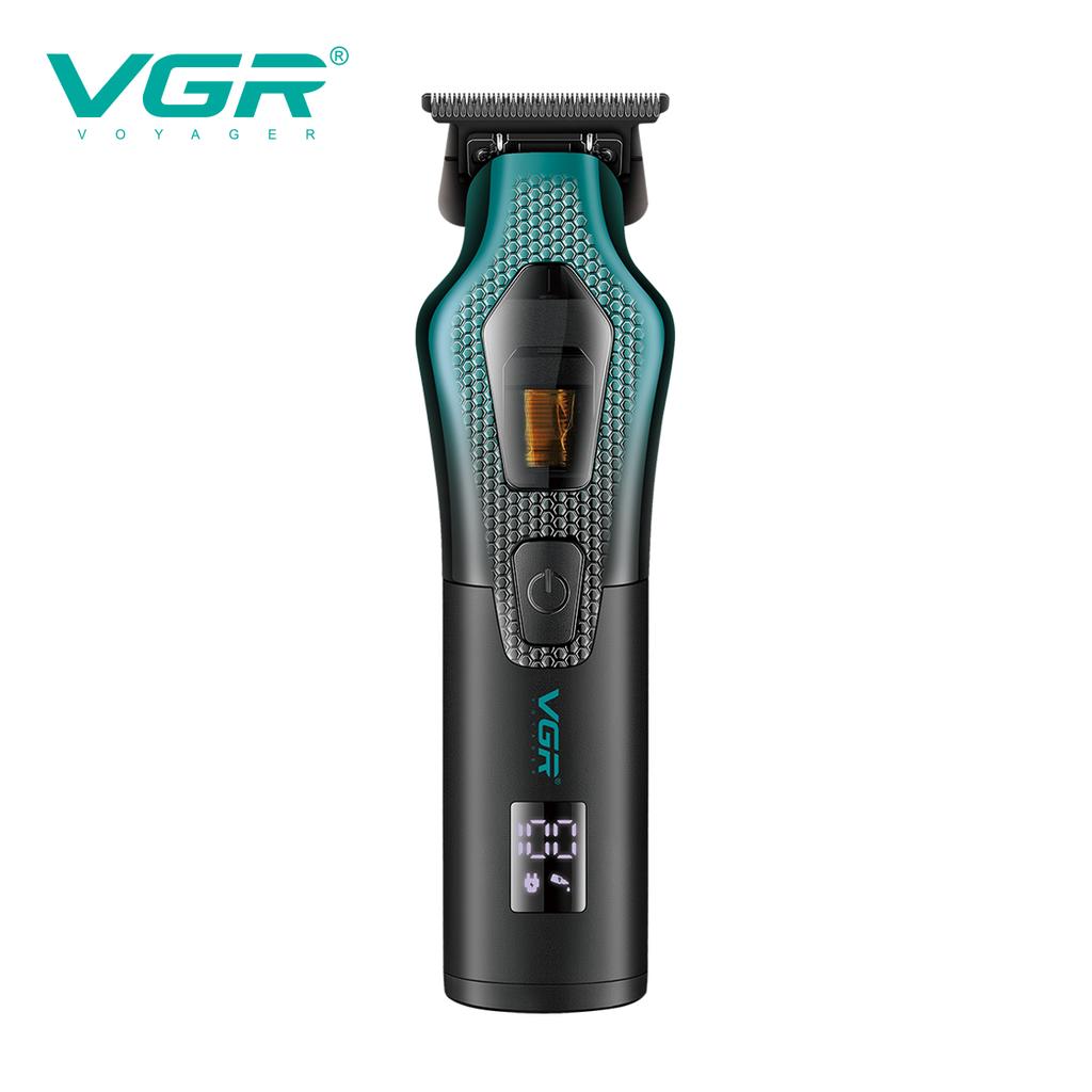 VGR Electric Hair Clipper Men's Oil Head Carving Electric Push Gradually Changing Color Metal Body 11000 RPM Hair Clipper V-997 Home Hair Trimming