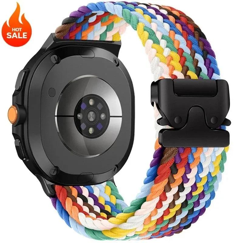 Parachute Buckle Elastic Nylon Strap for Samsung Galaxy Watch 8 40/44mm Band for Galaxy 8 Classic 46mm Sport Luxury Bracelet